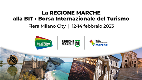 Da oggi la Regione Marche è presente alla Borsa Internazionale del Turismo (BIT) 2023 di Milano - diretta streaming nei canali social regionali