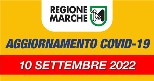 Coronavirus Marche: aggiornamento dati dal Servizio Sanità - situazione al 10/09/2022 ore 12.00