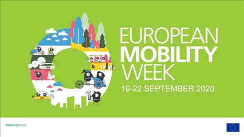 Dal 16 al 22 settembre la Settimana europea della mobilità 2020 - una mobilità a emissioni zero 