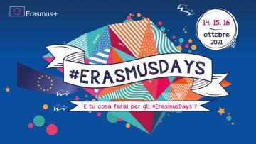 Gli #Erasmusdays tornano il 14, 15 e 16 ottobre 2021
