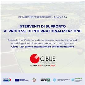 Manifestazione di interesse CIBUS - 7-10 maggio 2024, Parma