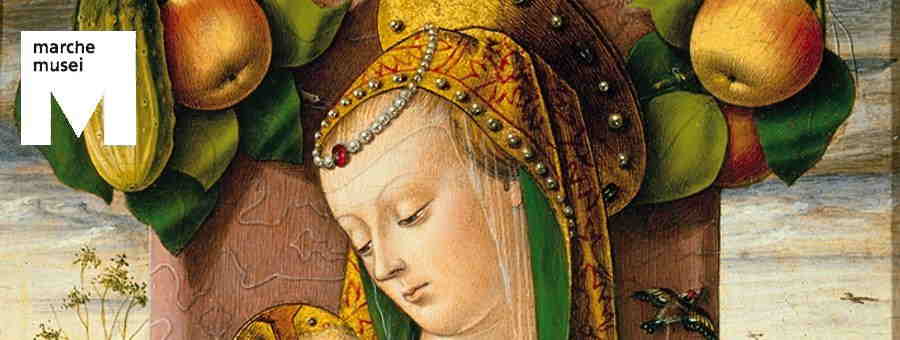 Carlo Crivelli, Madonna con Bambino (part.), Ancona, Pinacoteca Civica 'F.Podesti''