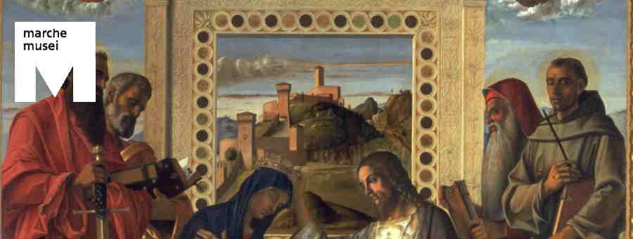 Giovanni Bellini, Incoronazione della Vergine (part.), Pesaro, Musei Civici
