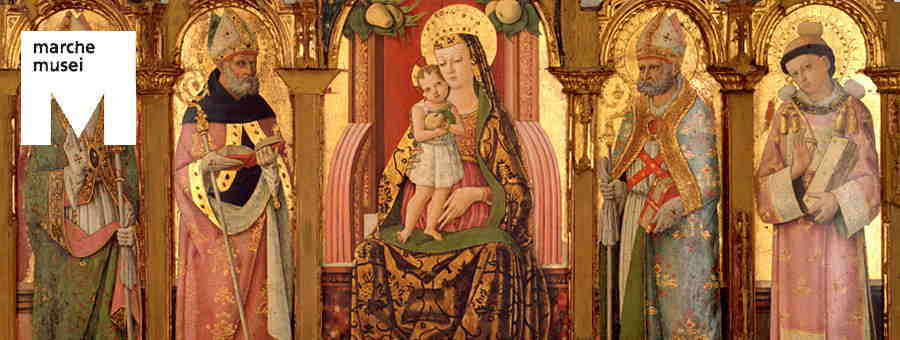 Pietro Alemanno, Madonna con Bambino e Santi (part.), Ascoli Piceno, Pinacoteca Civica'