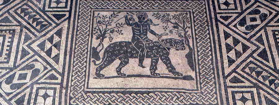 Mosaico della Pantera, Fano, Museo Civico Malatestiano