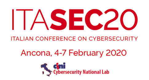ITASEC20 ITASEC 2020 Italian conference on cybersecurity