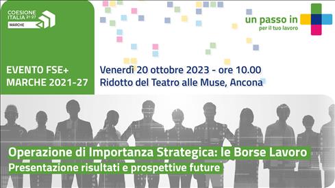 OIS: le Borse Lavoro - Presentazione risultati e prospettive future | Evento ad Ancona il 20 ottobre 2023