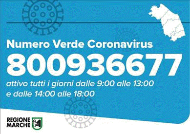 Da oggi alle 14 di nuovo attivo il numero verde regionale 800936677 per informazioni sul Covid-19