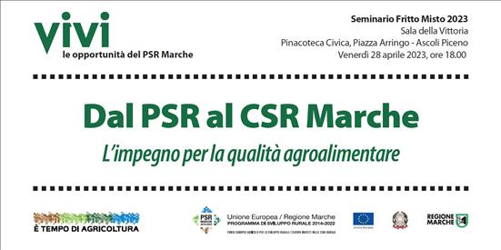 PSR Marche fra i protagonisti di Fritto Misto ad Ascoli Piceno 
