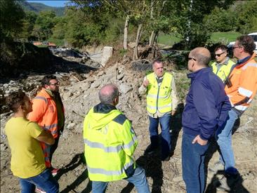 Alluvione, Anas: consegnati i lavori del primo intervento di ricostruzione a Cantiano (PU)