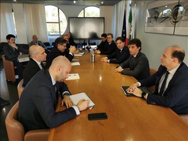 Sviluppo intermodale delle Marche, il vice ministro Bignami in Regione al Tavolo con Porto-Aeroporto-Interporto e Mercitalia