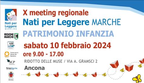“Patrimonio Infanzia”: il 10 Febbraio arriva ad Ancona il X Meeting Nati Per Leggere Marche