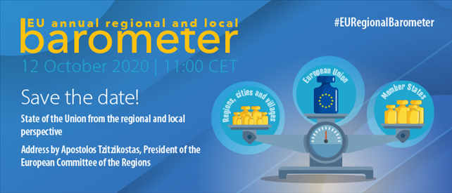  #EURegionalBarometer - Discorso annuale sullo stato delle regioni e delle città dell'Unione europea.