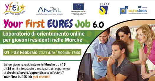 Laboratorio online Your First Eures Job 6.0 per giovani residenti nelle Marche