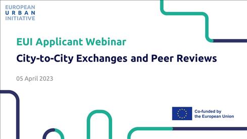 European Urban Initiative: bando City-to-City Exchanges per lo sviluppo urbano sostenibile