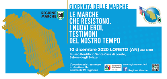 XVI Giornata delle Marche: oggi a Loreto un’edizione digitale, senza pubblico e in diretta televisiva e social