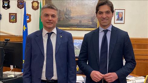 La crescita del Porto di Ancona al centro dell'incontro tra il presidente Acquaroli e il viceministro Rixi
