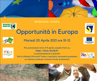 Webinar 20.04.2021 - Opportunità in Europa