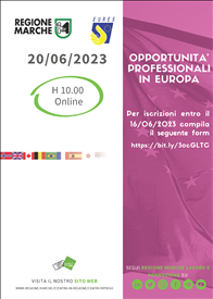 Opportunità in Europa - Webinar della Regione Marche del 20.06.2023