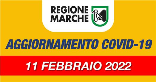 Coronavirus Marche: aggiornamento dati dal Servizio Sanità - situazione al 11/02/2022 ore 12.00