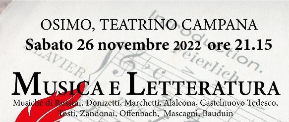 L’Accademia d’Arte Lirica torna a fare musica al Teatrino Campana di Osimo Sabato 26 novembre