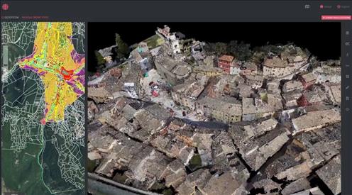 Arquata, in un video 3D lo studio preliminare del borgo 