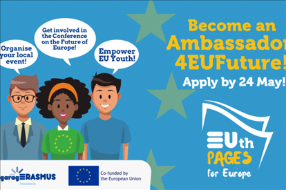 Call for Ambassadors4EUFuture: scriviamo insieme le pagine EU per il futuro dell'Europa