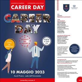 Career Day Camerino – 10 maggio 2023, Ascoli Piceno