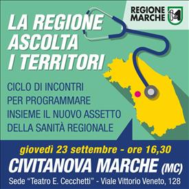 A Civitanova Marche incontro per il nuovo Piano sociosanitario, Saltamartini: “Scelte programmate con il territorio”