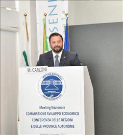Meeting nazionale della Commissione Sviluppo economico della Conferenza delle Regioni e delle Province Autonome. Carloni: “L’Italia riparte dalle regioni”.