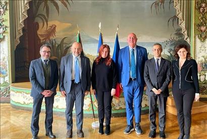 L’assessore Antonini e il direttore dell'Atim Bruschini incontrano l’ambasciatrice italiana D’Alessandro a Parigi