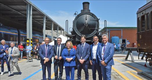 Domenica riparte il treno storico Ancona – Fabriano – Pergola. Oggi la presentazione dell’iniziativa all’Officina Fs Trenitalia delle Marche