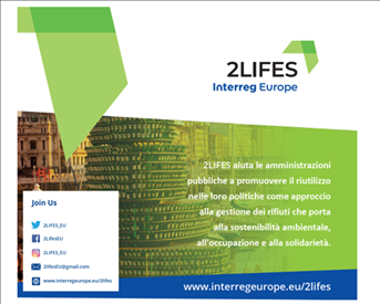 Progetto Interreg Europe 2LIFES Studio Psicosociale sulle barriere al ri-uso: questionario on-line