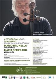 Mario Brunello a San Ginesio, il grande violoncellista torna nelle Marche per la sua quinta masterclass