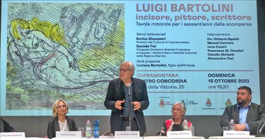 Luigi Bartolini: tavola rotonda a Cupramontana, città natale dell’artista, altra tappa delle celebrazioni