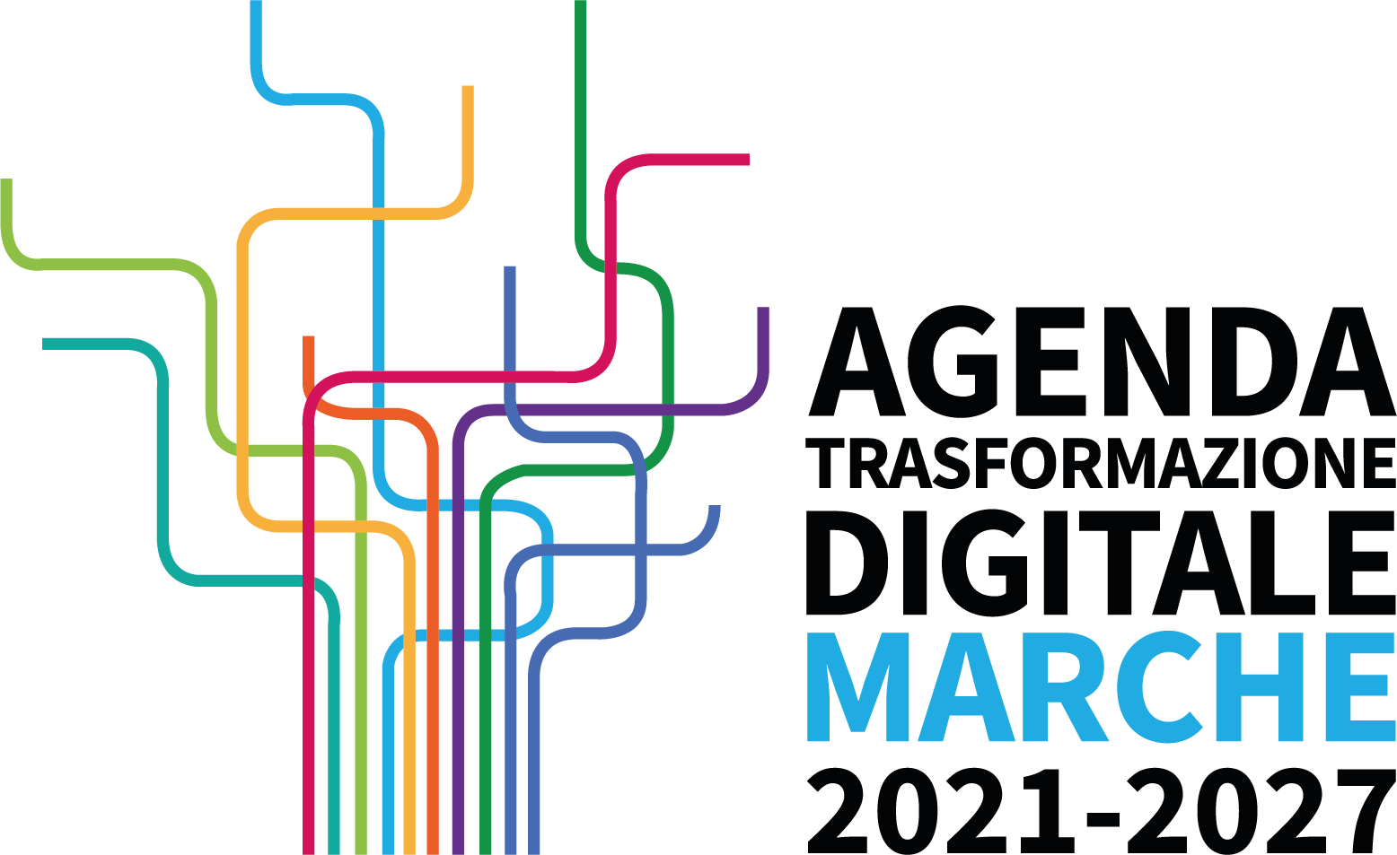 logo Agenda Trasformazione Digitale Marche 2021-2027