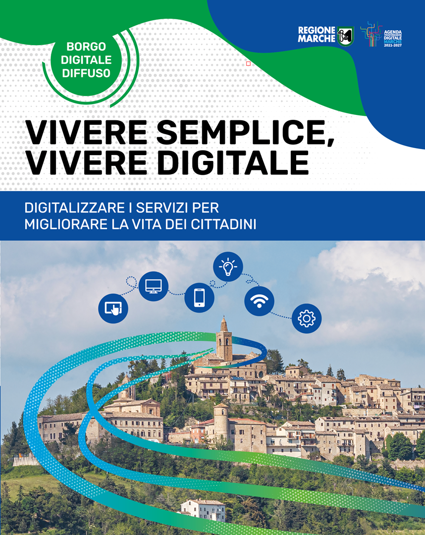 locandina Borgo Digitale Diffuso - vivere semplice, vivere digitale