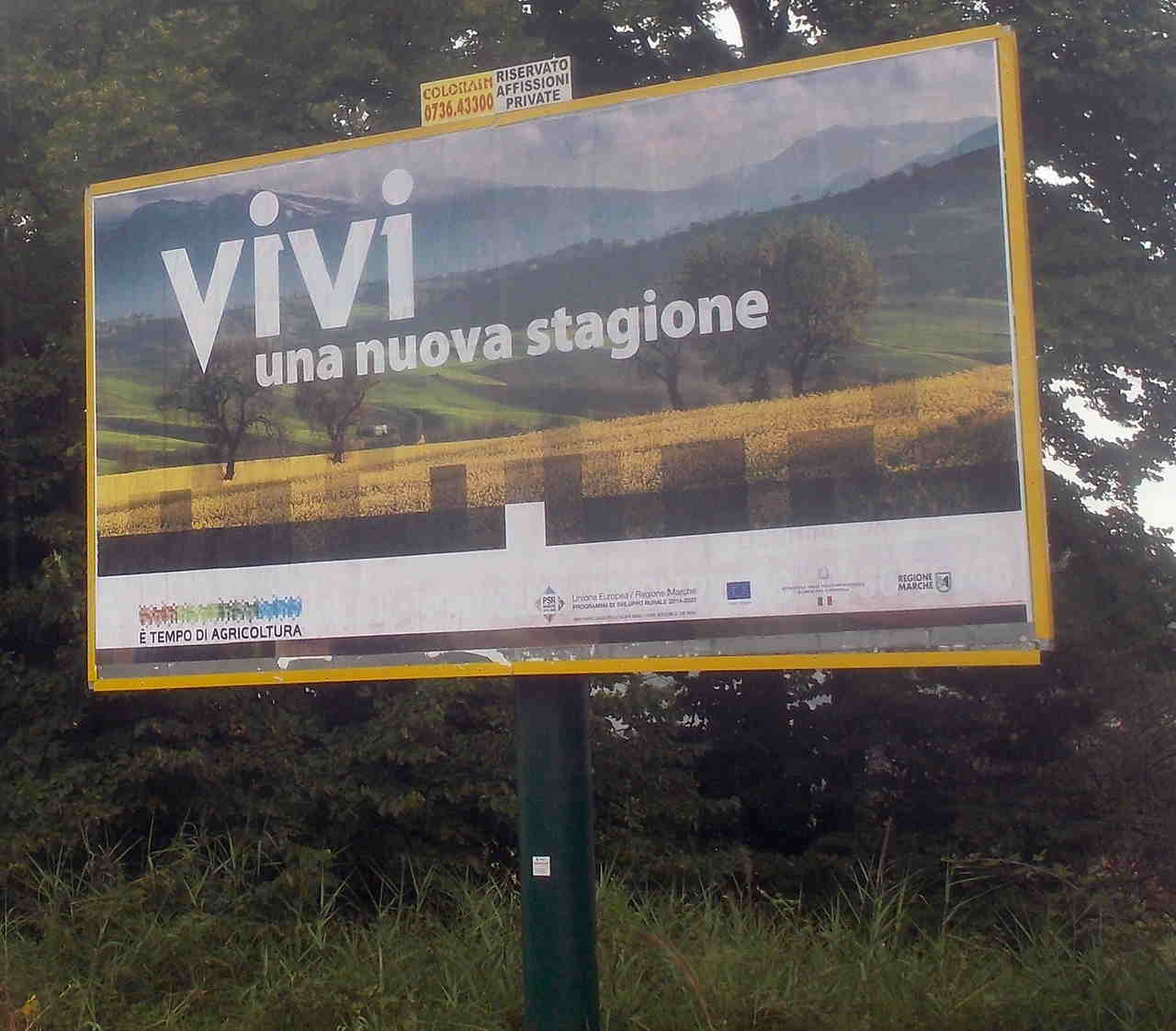 Affissione PSR Marche 2014-2020
