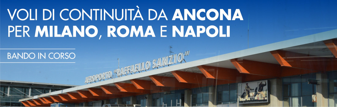 Voli di continuità da Ancona