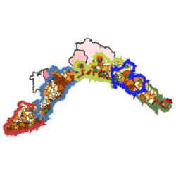 Mappa qgis Regione Liguria