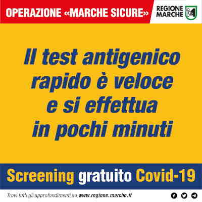 Il test antigenico rapido è veloce e si effettua in pochi minuti