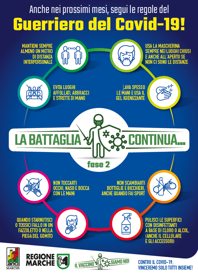 Anche nei prossimi mesi segui le regole del guerriero
