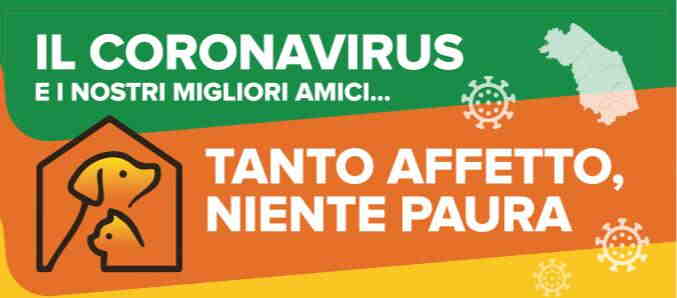 Informazione grafica: Il coronavirus e i nostri migliori amici... Tanto affetto, niente paura