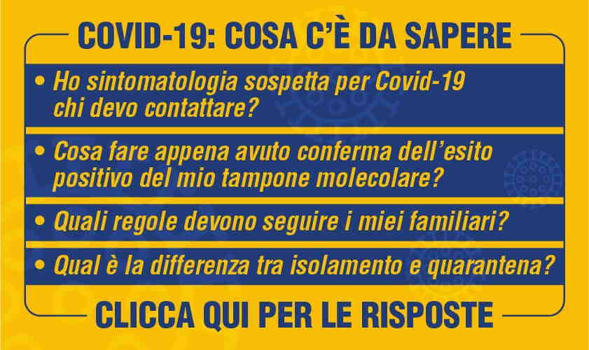 immagine di collegamento al pdf contenente le faq relative al Coronavirus