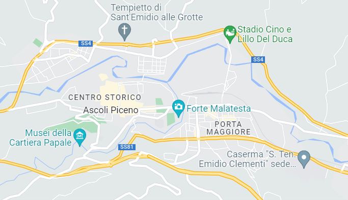 mappa Ascoli Piceno mappa Ascoli Piceno